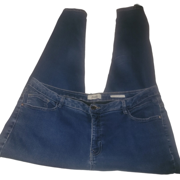 Womens Push Up Skinny Jeans 22W - Picture 1 of 6